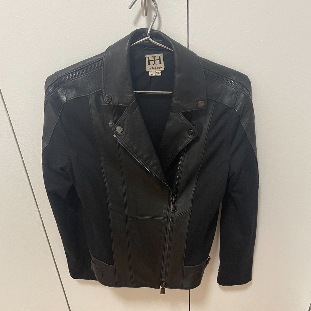 Haute Hippie leather jacket size Medium